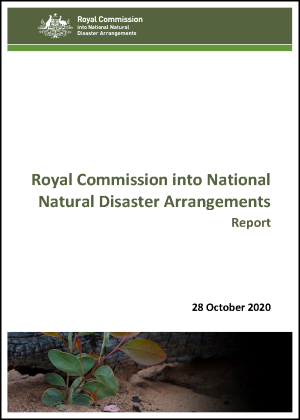 National Natural Disasters Report Cover